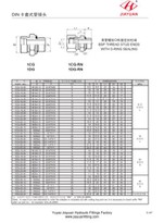 Raccordi o-ring metrici BSP