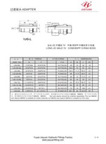 Raccordo lungo maschio JIC BSP o sporgenza