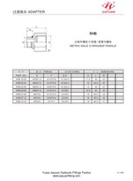 Raccordo maschio ORR BSP femmina metrico